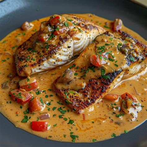 Red Snapper With Creamy Creole Sauce Little Healthy Life