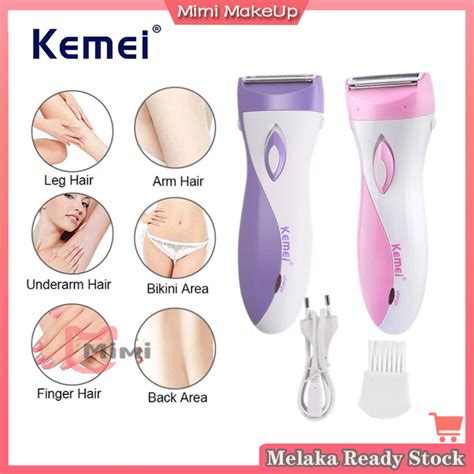 Kemei Women S Shaver Epilator Electric Rechargeable Lady Shaving