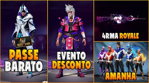 Calend Rio Semanal Do Free Fire Passe De Elite Desconto Novo Rma