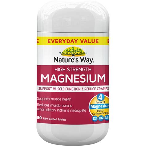 Nature S Way High Strength Magnesium Pack Woolworths