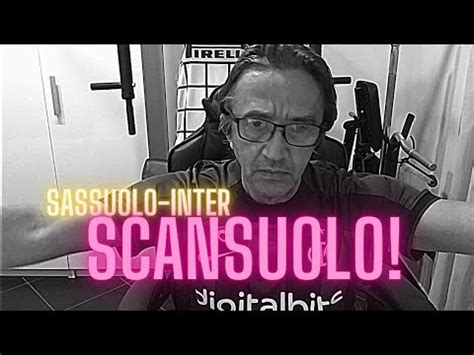 Scansato Lo Scansuolo Sassuolo Inter Reaction Youtube