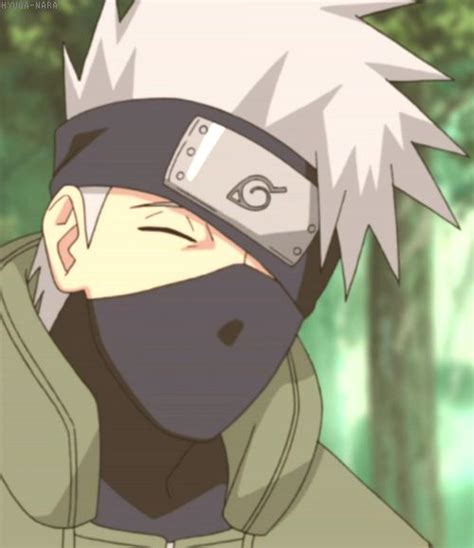 You Just Know Kakashi Is Smiling When His Eyes Are Closed Like That