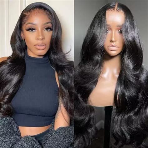 Amazon UNICE Bye Bye Knots Glueless Wigs Body Wave Pre Cut Lace