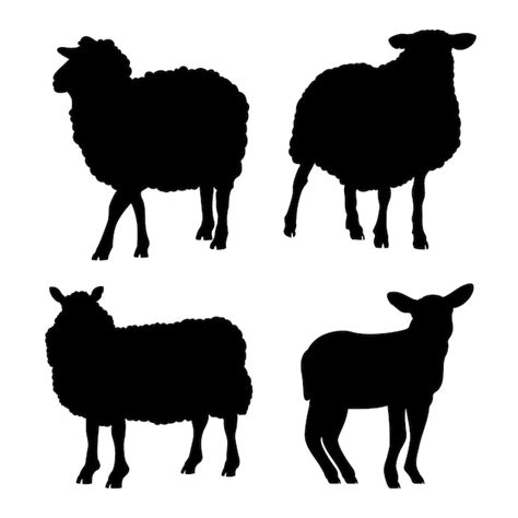 Sheep Vector Silhouette