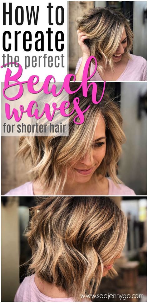 Easy Beach Waves For Short Hair Short Hair Waves Beachy Waves Hair