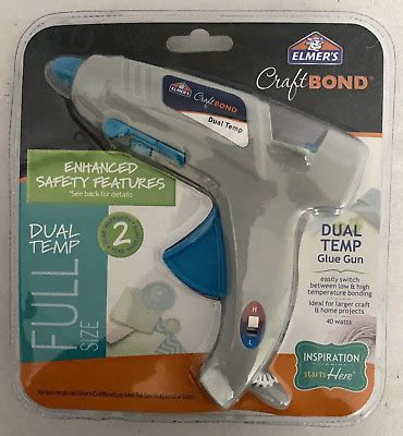 ELMER S Craft Bond Dual Temp Full Size Glue Gun NEW EBay