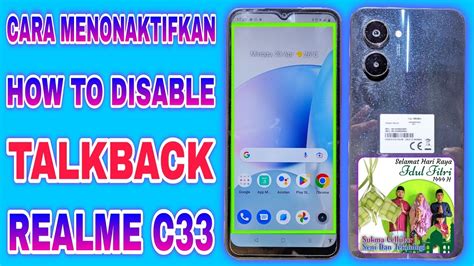 CARA MENONAKTIFKAN TALKBACK REALME C33 HOW TO DISABLE TALKBACK