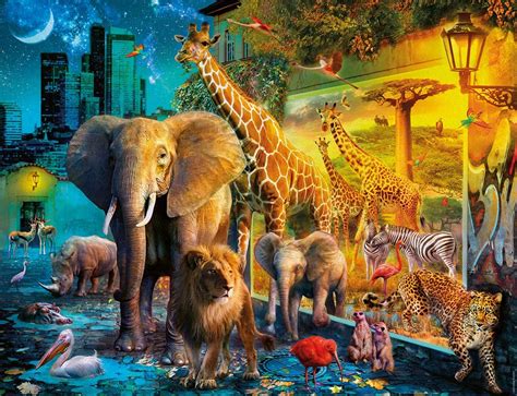 Animaux De La Savane Et De La Jungle Liste De Puzzles Puuzzle Fr