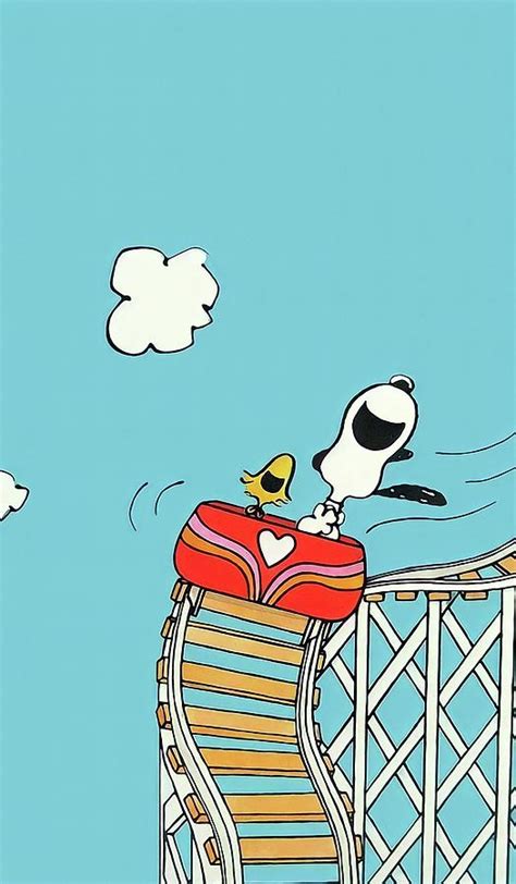 Snoopy Woodstock Roller Coaster Digital Art By Lil Boy Fine Art America