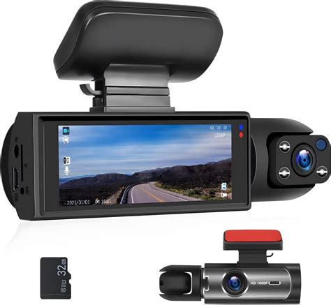 Amazon CAMECHO Dual Dash Cam 1080P Front And Inside Dash Camera