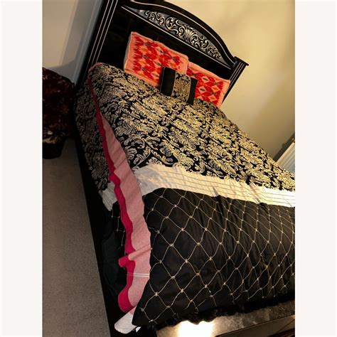 Ashley Queen Bed with Frame and Headboard - AptDeco