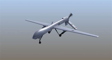 mq-1 predator drone 3d model