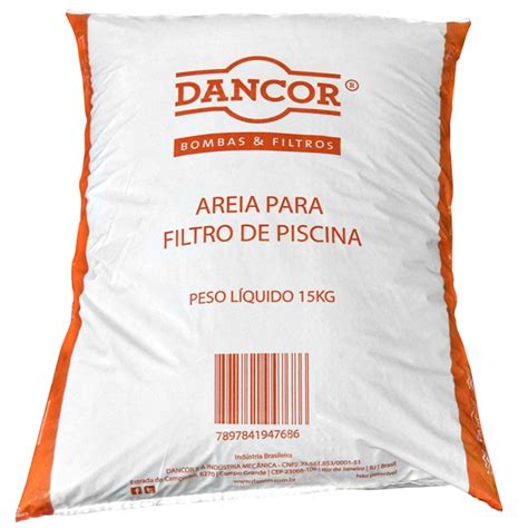 Areia Para Filtro De Piscina Dancor Kg