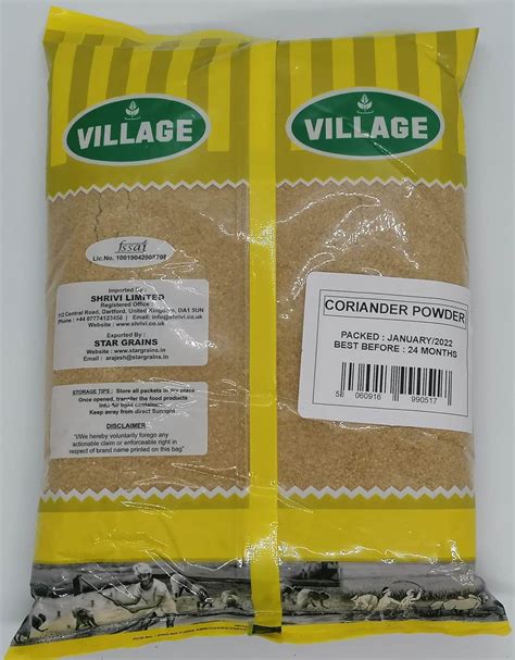 Village Coriander Powder Dhaniya Podi 500g Desi S Mart