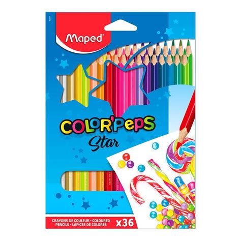 Lápices de colores Maped Color Peps 36 pzas Walmart