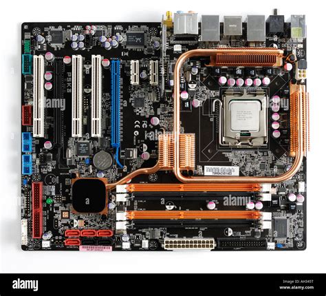 high  computer motherboard stock photo alamy