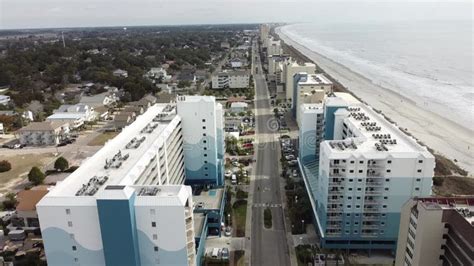 Myrtle Beach South Carolina Aerial View Myrtle Beach South Carolina October 27 2024 Stock