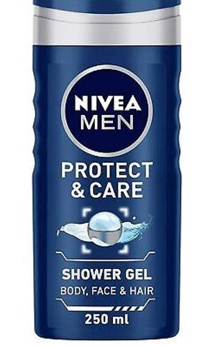 Nivea Men Protect And Care Shower Gel With Aloe 250ml