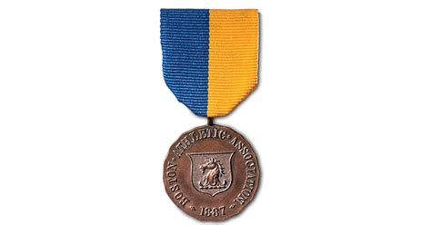 A Medal From The First Boston Marathon Race In 1897