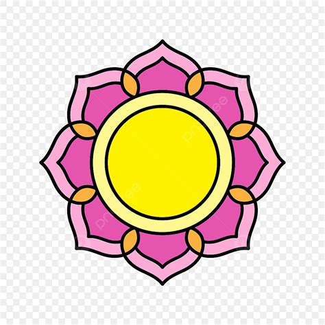 ícone Da Flor Design Ilustração PNG Svg Flor Flor Png Vesak Imagem