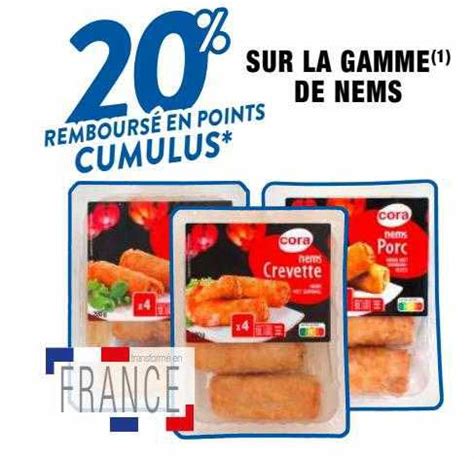 Promo La Gamme De Nems Cora Chez Migros France ICatalogue Fr