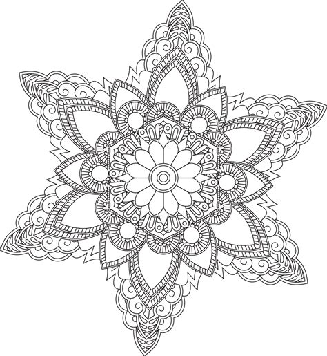 Unique Mandalas Coloring Pages For Adult Coloring Pages