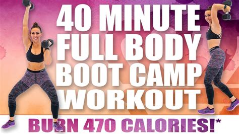 40 MINUTE FULL BODY BOOT CAMP BURN 470 CALORIES With Sydney