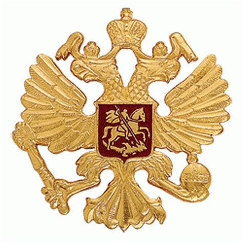 WorldMilitary - Орел (Герб) на тулью фуражки ВС Российской Федерации
