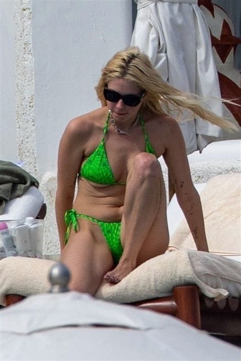 Ashley Benson Green Bikini By Pool Hot Celebs Home