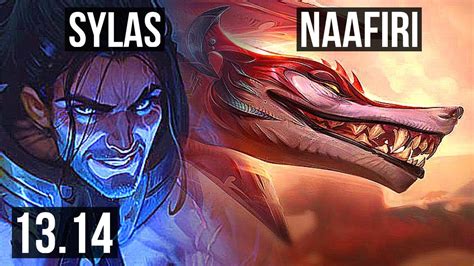 Sylas Vs Naafiri Mid 600 Games 9516 Kr Master 1314 Youtube