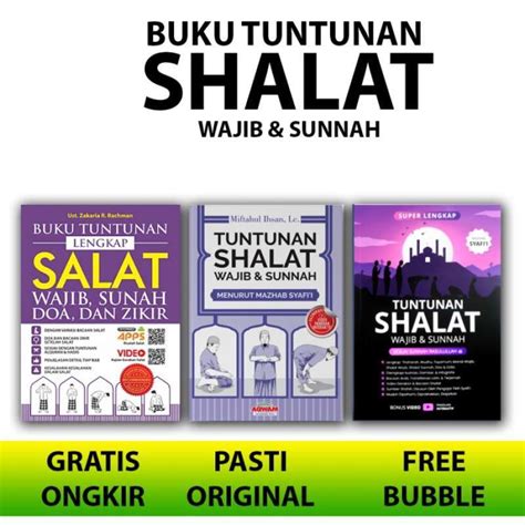 Jual Buku Tuntunan Shalat Lengkap Wajib Sunnah Dzikir Dan Doa Cover