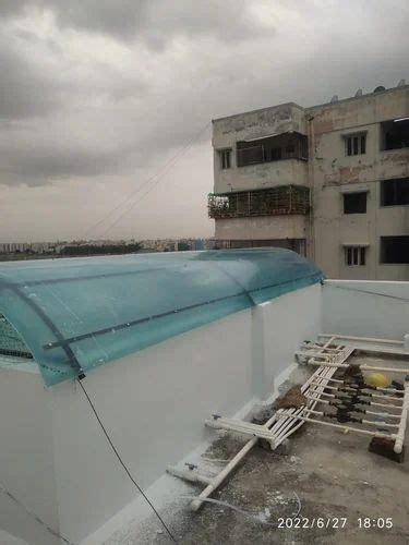 White Cold Rolled Frp Roofing Sheet Mm At Rs Sq Ft In Hyderabad