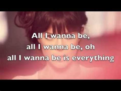 Lenka Everything At Once Lyrics Youtube