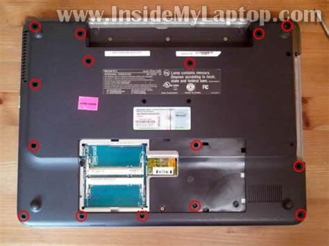 How To Disassemble Sony Vaio Vgn Nr Inside My Laptop