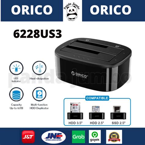 Jual Orico 6228us3 C Docking Hardisk 2535 Hddssd Usb30 Dual Baypj