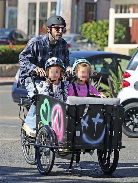 Adam Levine Sports Grey Beard On Bike Ride With Kids: Photo – Hollywood ...