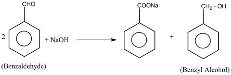 The Conversion Of Benzaldehyde Into Benzyl Alcohol Takes Place By A