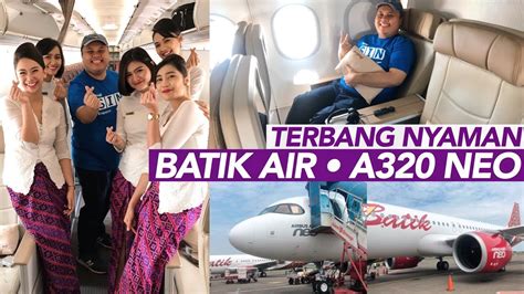 Baru Batik Air A320neo Business Class Flight Id6576 Jakarta Surabaya Youtube