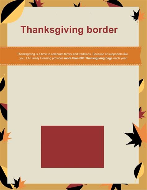 40 Beautiful Thanksgiving Borders Free Templates