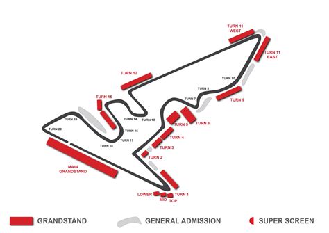 Circuit Of The Americas Map Maping Resources