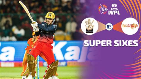 Watch RCB Vs GG RCB Super 6s Video Online HD On JioCinema