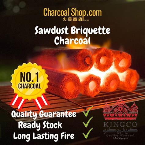 10KG Sawdust Briquette Charcoal Super Premium Grade CHARCOAL ARANG