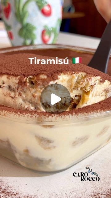 Caro Rocco Recetas on Instagram Receta Tiramisú Una de las