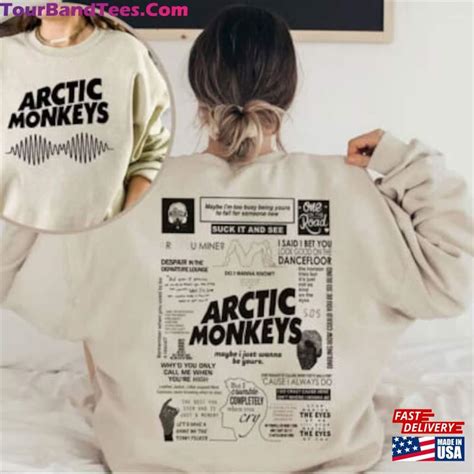 2023 Arctic Monkeys North American Tour T Shirt Band Shirt Classic