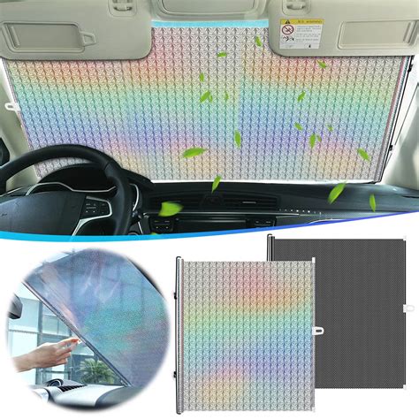 Automatic Retractable Sun Shade for Car, Retractable Windshield Car