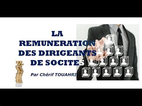 Vidéo 87 La rémunération des dirigeants de sociétés YouTube