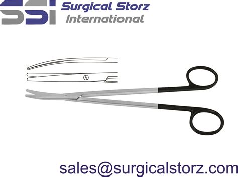 SuperEdgeTM Metzenbaum Nelson Dissecting Scissor Curved Blunt Blunt 23