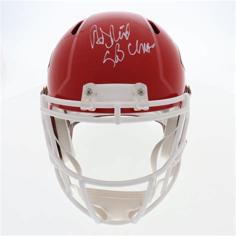 Andy Reid Signed Chiefs Full-Size Speed Helmet Inscribed "SB Champs ...