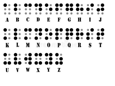 Alfabeto De Braille Ilustración Del Vector Ilustración De Braille 10243391