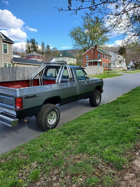 1988 Dodge W150 Pickup Grey 4wd Automatic W150 For Sale